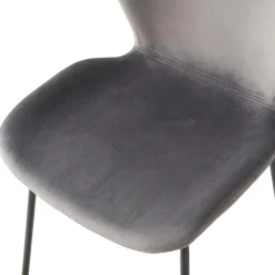 Outlet Chaise ALMA coloris gris - Chaises Et Tabourets