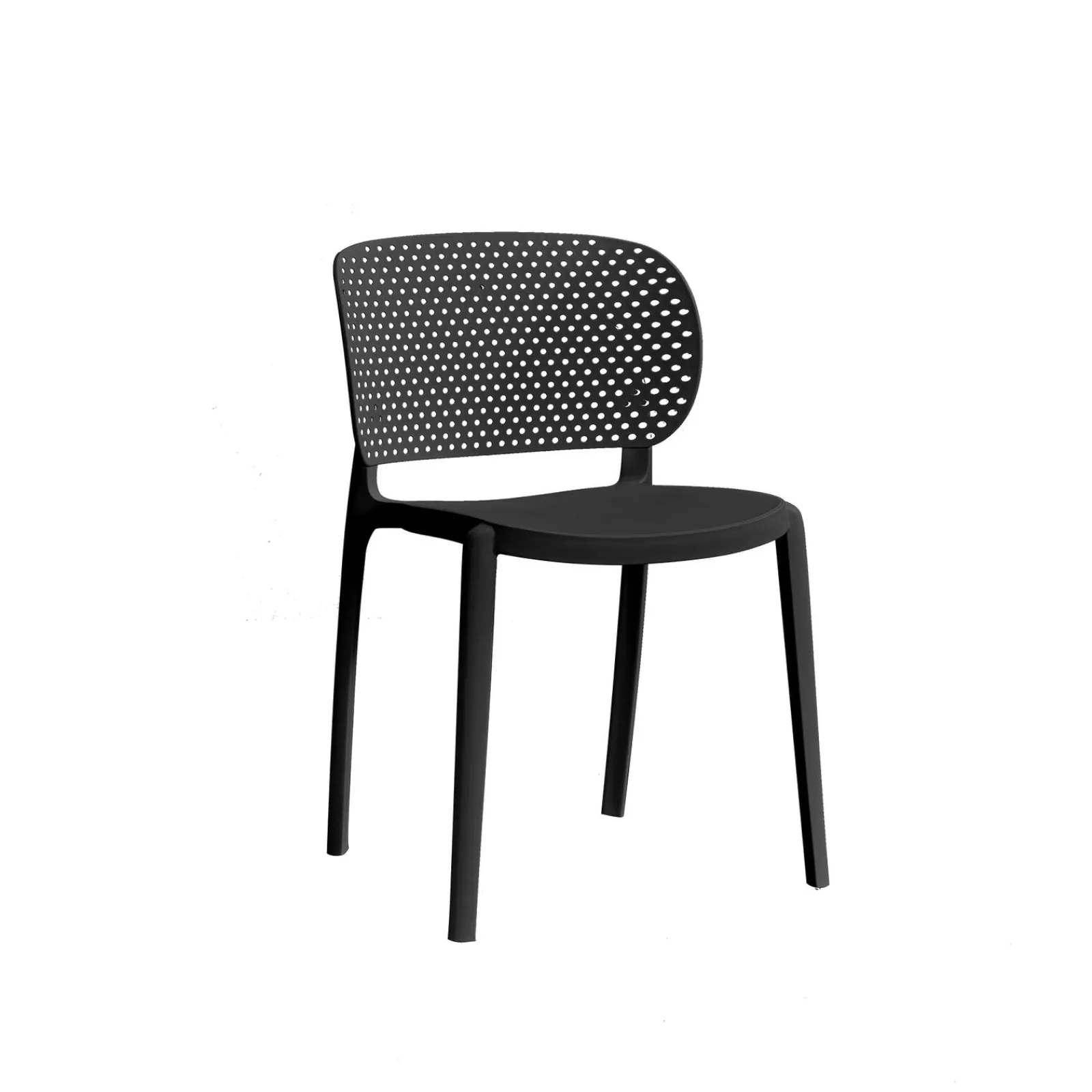 Fashion Chaise LUISA coloris noir - Mobilier De Jardin|Chaises Et Tabourets