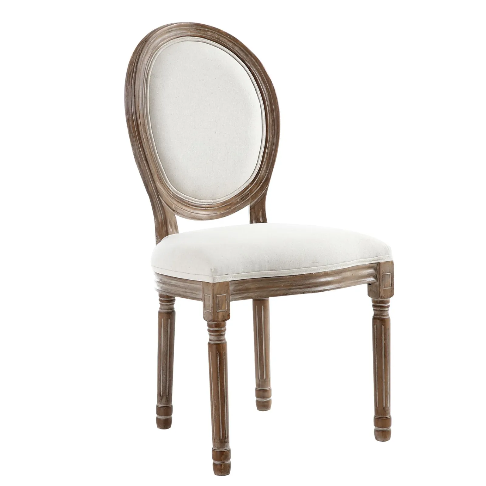 Online Chaise MELODIE coloris blanc cassé - Chaises Et Tabourets