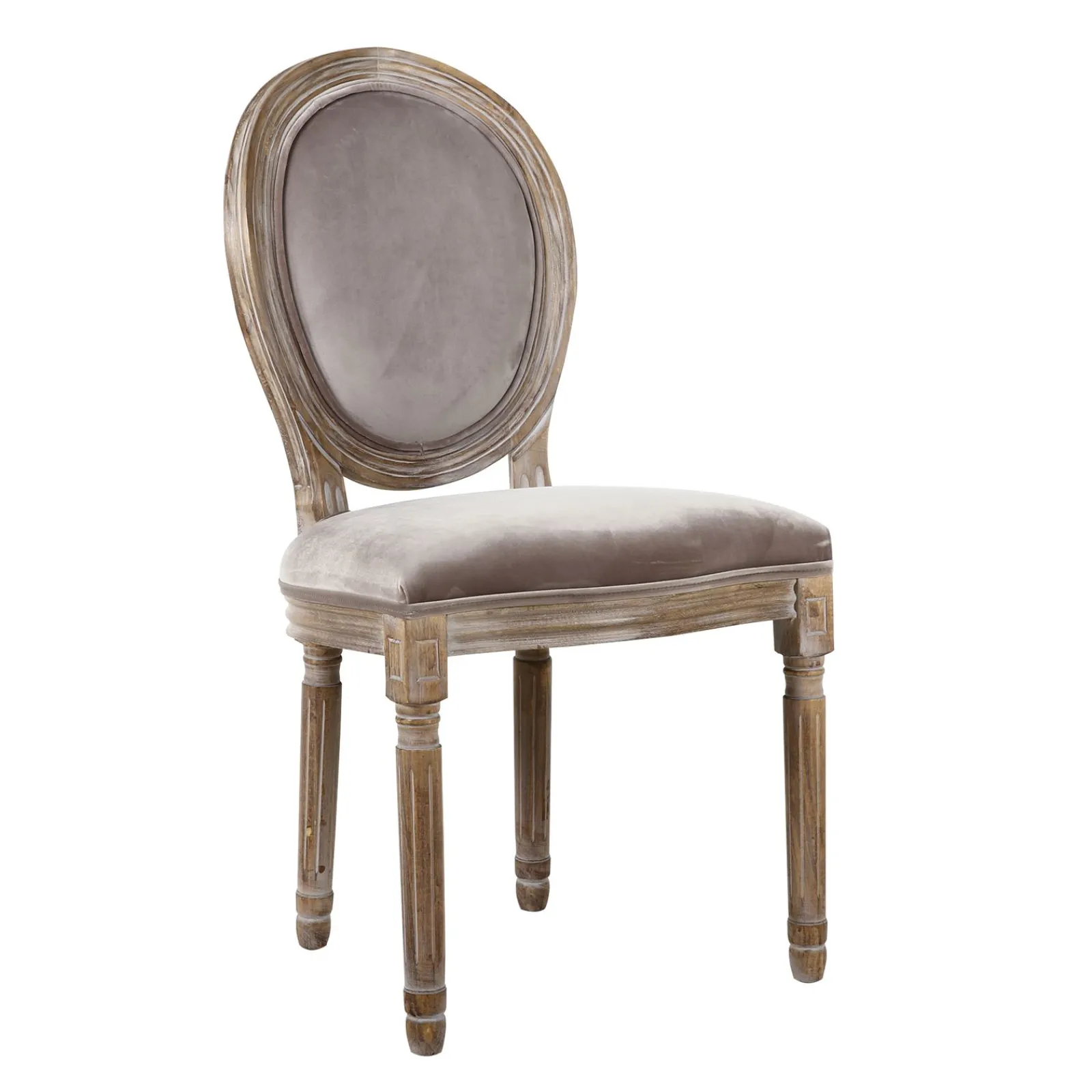 New Chaise MELODIE coloris marron glacé - Chaises Et Tabourets