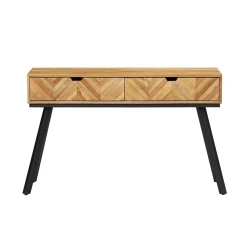 Clearance Console FARROW coloris Teck naturel - Tables