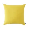 Outlet Coussin FIUME coloris jaune soleil 44 x 44 cm - Coussins