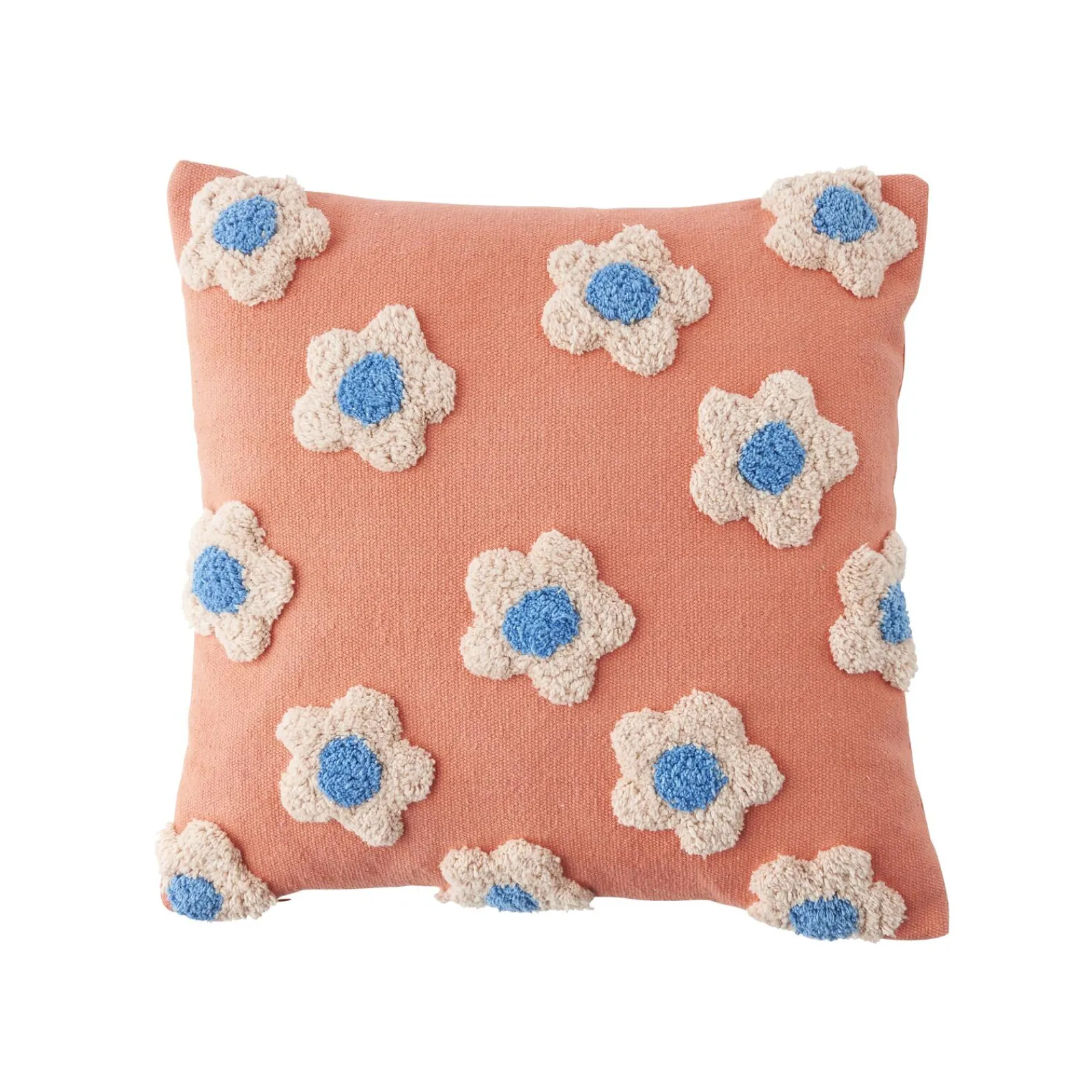 New Coussin LISIAN coloris saumon 40 x 40 cm - Coussins