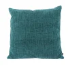 Fashion Coussin MEANDOR coloris bleu turquoise 44 x 44 cm - Coussins