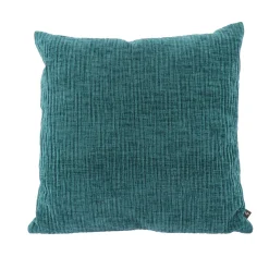 Fashion Coussin MEANDOR coloris bleu turquoise 44 x 44 cm - Coussins