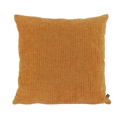 New Coussin MEANDOR coloris Brun ocre 44 x 44 cm - Coussins