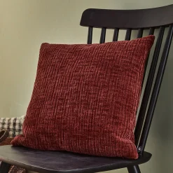 Best Coussin MEANDOR coloris rouge marsala 44 x 44 cm - Coussins
