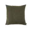 Hot Coussin MEDEA coloris vert mousse 44 x 44 cm - Coussins