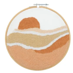 Best Déco murale PUNCH NEEDLE CHEMIN DES DUNES terracotta - Enfant Déco Murale Enfant|Objets Muraux