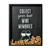 Outlet Déco murale WINE MEMORIES coloris noir - Objets Muraux