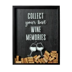 Outlet Déco murale WINE MEMORIES coloris noir - Objets Muraux
