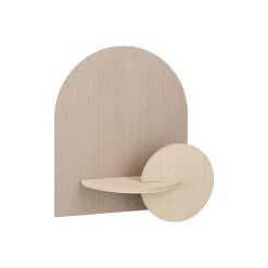 New Etagère en bois DARRELL coloris bois hauteur 31 cm - Meubles De Rangement