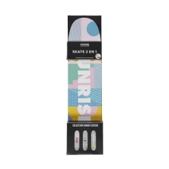 Discount Etagère SUNRISE SKATE coloris bleu et jaune - Rangements|Meubles De Rangement