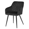 Best Fauteuil KIRA coloris noir - Fauteuils