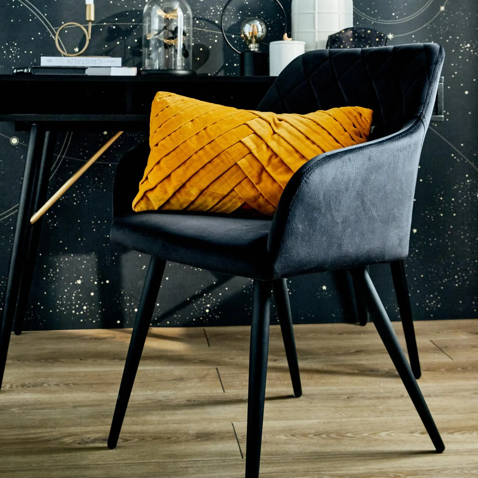 Best Fauteuil KIRA coloris noir - Fauteuils