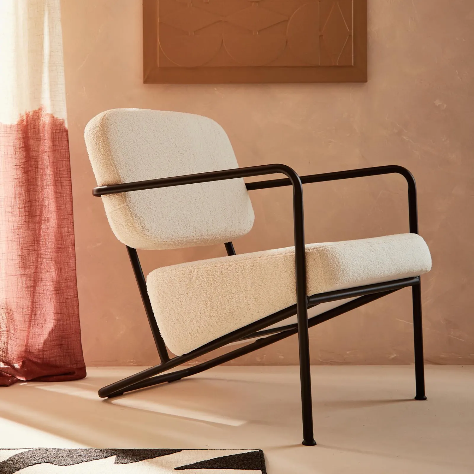 Fashion Fauteuil SVEN coloris blanc - Fauteuils