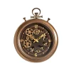 Clearance Horloge à rouage CLYDE coloris bronze et or - Horloges
