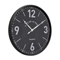 Hot Horloge CAFE DE LA GARE coloris noir - Horloges