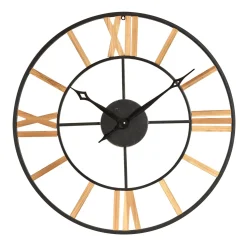 Online Horloge en bois CHARLY coloris pin - Horloges