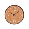 Discount Horloge en bois ROMY coloris brun - Horloges