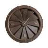 Outlet Horloge en métal VENTILO coloris brun métallisé - Horloges