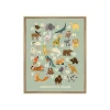 Online Image encadrée ABECEDAIRE LA CARTE DES ANIMAUX vert - Enfant Déco Murale Enfant|Tableaux Et Affiches