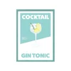 Fashion Image encadrée GIN TONIC 30 x 45 cm - Tableaux Et Affiches