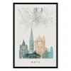 Sale Image sous verre METZ 40 x 60 cm - Tableaux Et Affiches