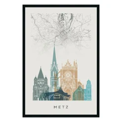 Sale Image sous verre METZ 40 x 60 cm - Tableaux Et Affiches