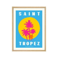 Online Image sous verre SAINT TROPEZ 30 x 45 cm - Tableaux Et Affiches