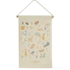Fashion Kakémono déco ABÉCÉDAIRE DES DUNES multicolore - Enfant Déco Murale Enfant|Objets Muraux