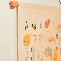 Fashion Kakémono déco ABÉCÉDAIRE DES DUNES multicolore - Enfant Déco Murale Enfant|Objets Muraux