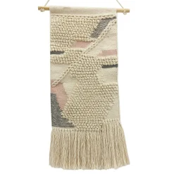 Best Kakémono déco KHAM coloris beige - Objets Muraux
