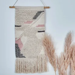 Best Kakémono déco KHAM coloris beige - Objets Muraux
