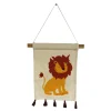 New Kakémono déco LION coloris beige, jaune et orange - Enfant Déco Enfant|Déco Murale Enfant