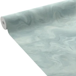 Outlet Papier peint intissé AZALÉ coloris bleu océan - Papiers Peints