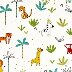 Best Papier peint intissé MASAI MARA coloris multicolore - Enfant Papiers Peints Enfant|Papiers Peints