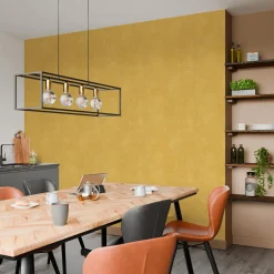 Hot Papier peint intissé CLASSIC LINE coloris ocre - Papiers Peints