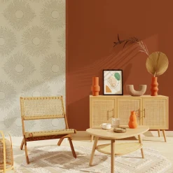 Best Papier peint intissé SOHAIL coloris beige sable - Papiers Peints