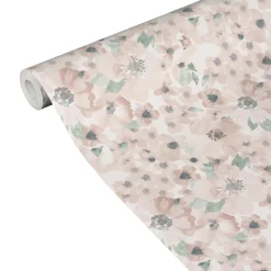 Hot Papier peint intissé YULIA coloris rose poudré - Papiers Peints