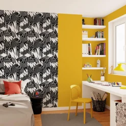 Best Papier peint intissé BLAIZE coloris noir léger - Papiers Peints
