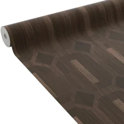 Hot Papier peint intissé OCTAVE coloris marron - Papiers Peints