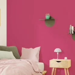 Online Papier peint intissé OPAL coloris rose fuchsia - Papiers Peints