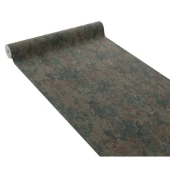 Best Papier peint intissé BROCK vert mousse et rouille - Papiers Peints