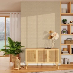 Best Papier peint intissé MYLLAN coloris beige - Papiers Peints