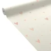 Fashion Papier peint intissé HEARTS vieux rose et beige rosé - Enfant Papiers Peints Enfant|Papiers Peints