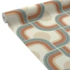 Outlet Papier peint intissé SUZIE coloris multicolore - Papiers Peints