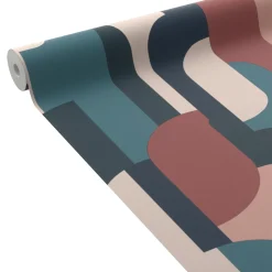 Sale Papier peint intissé BRITTA coloris multicolore - Papiers Peints