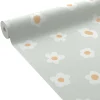 Hot Papier peint intissé MARGARIDA coloris vert d'eau - Enfant Papiers Peints Enfant|Papiers Peints