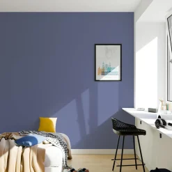 Sale Papier peint intissé OPAL coloris bleuet - Papiers Peints